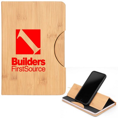 Maui Faux Bamboo Journal w/Phone Holder