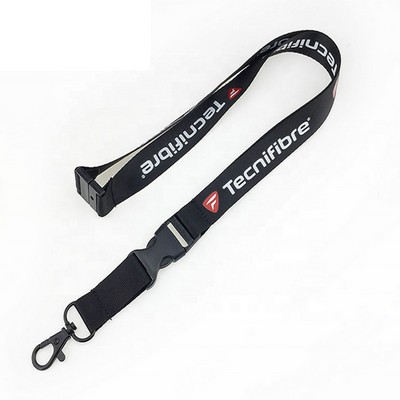 3/4" Nylon Lanyards With Safety Breakaway And Buckle Release